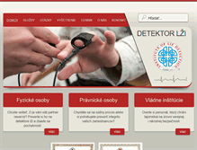 Tablet Screenshot of detektorlzi.com